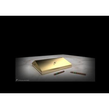 PAPILLON® CIGAR BOX - GOLD