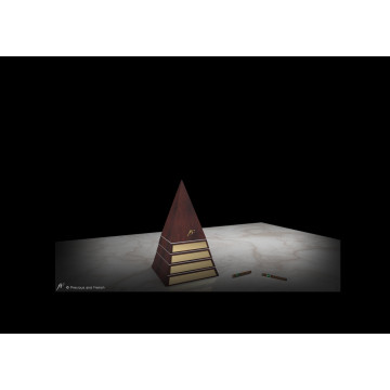 PYRAMID® CIGAR BOX - WOOD