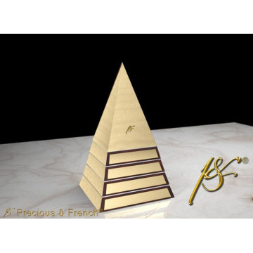 PYRAMID® CIGAR BOX - GOLD
